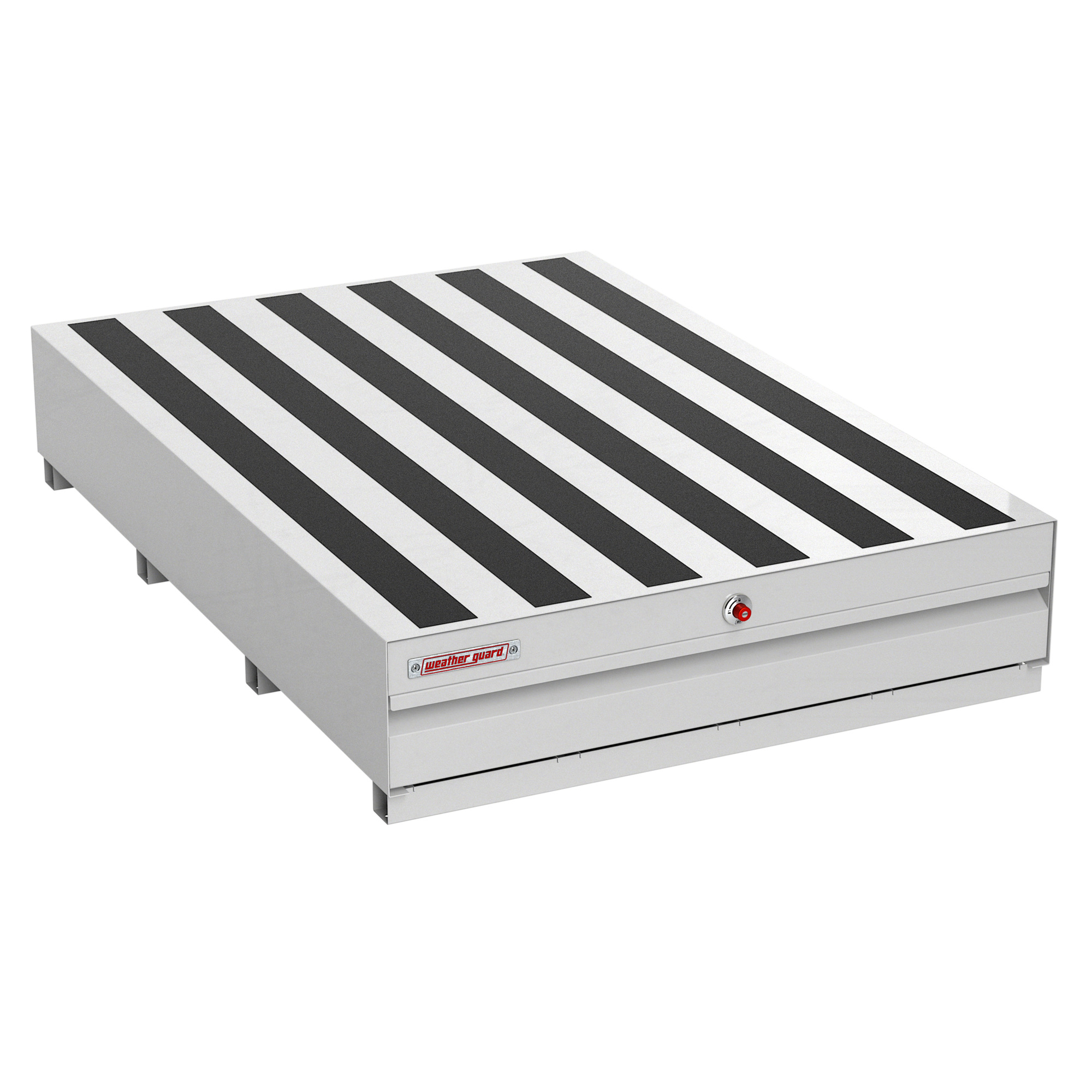 Weather Guard PACK RAT Truck Box Storage Drawer, Steel, White, 72in x 48in x 13in, Model# 3713-3-04
